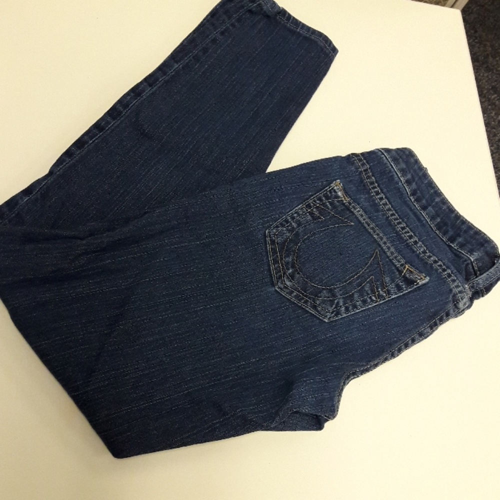 True Religion Stella Size 26 skinny jeans med wash